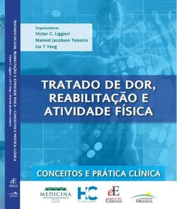 Capa: Tratado de Dor, Reabilitação e Atividade Física